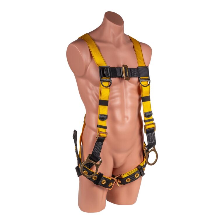 LSD Safety 5 pt. Full Body Harness with Tongue Buckle Legs and Side D-rings - Image 5