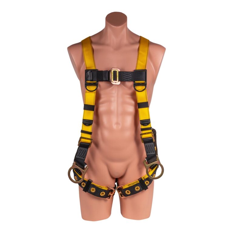 LSD Safety 5 pt. Full Body Harness with Tongue Buckle Legs and Side D-rings