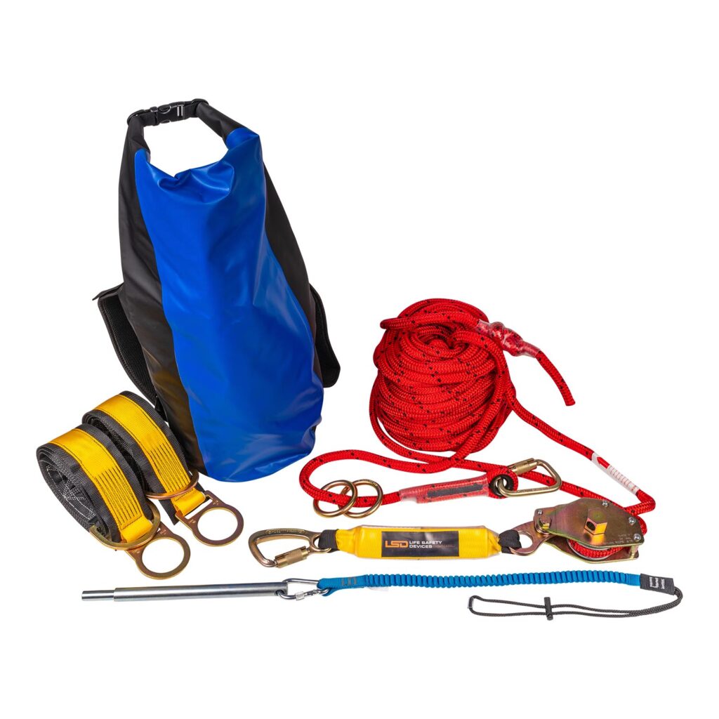 Lsd Safety LSD Safety Horizontal Lifeline System – 2 Person – Life Safety Devices