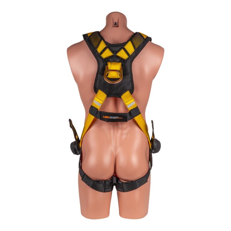 LSD Safety 5 pt. Full Body Harness with Tongue Buckle Legs, and Shoulder/Back Pads - Image 5